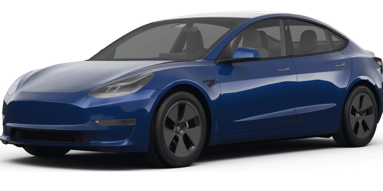 TESLA MODEL 3 2022 5YJ3E1EB4NF202752 image